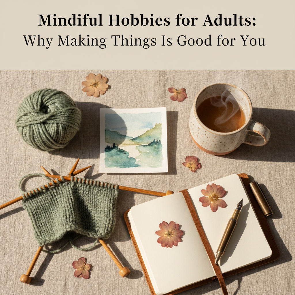 Mindful Hobbies for Adults: Why Making Things Is Good for You