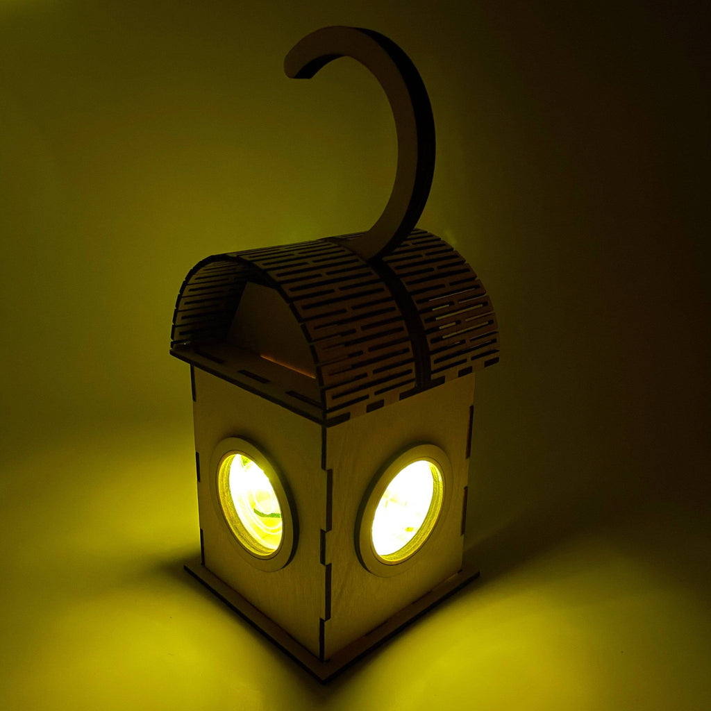 Curious Rabbit Railway roadside lamp flatpack model kit featuring detailed miniature lamp post for railway scenery.