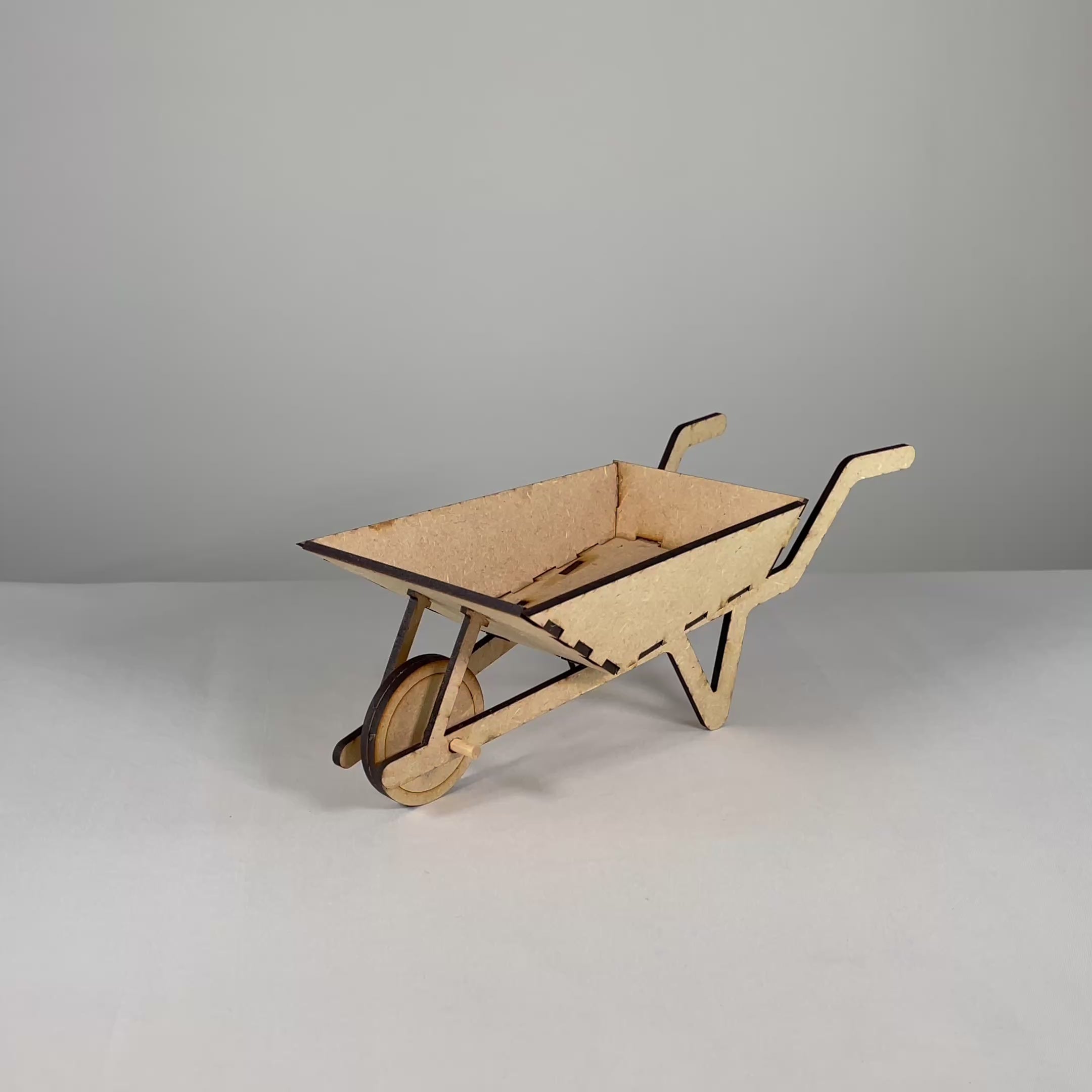 video of wheelbarrow planter