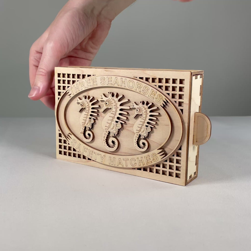 video of seahorse matchbox model